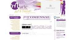 Desktop Screenshot of marteproducciones.com