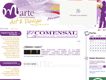 Tablet Screenshot of marteproducciones.com